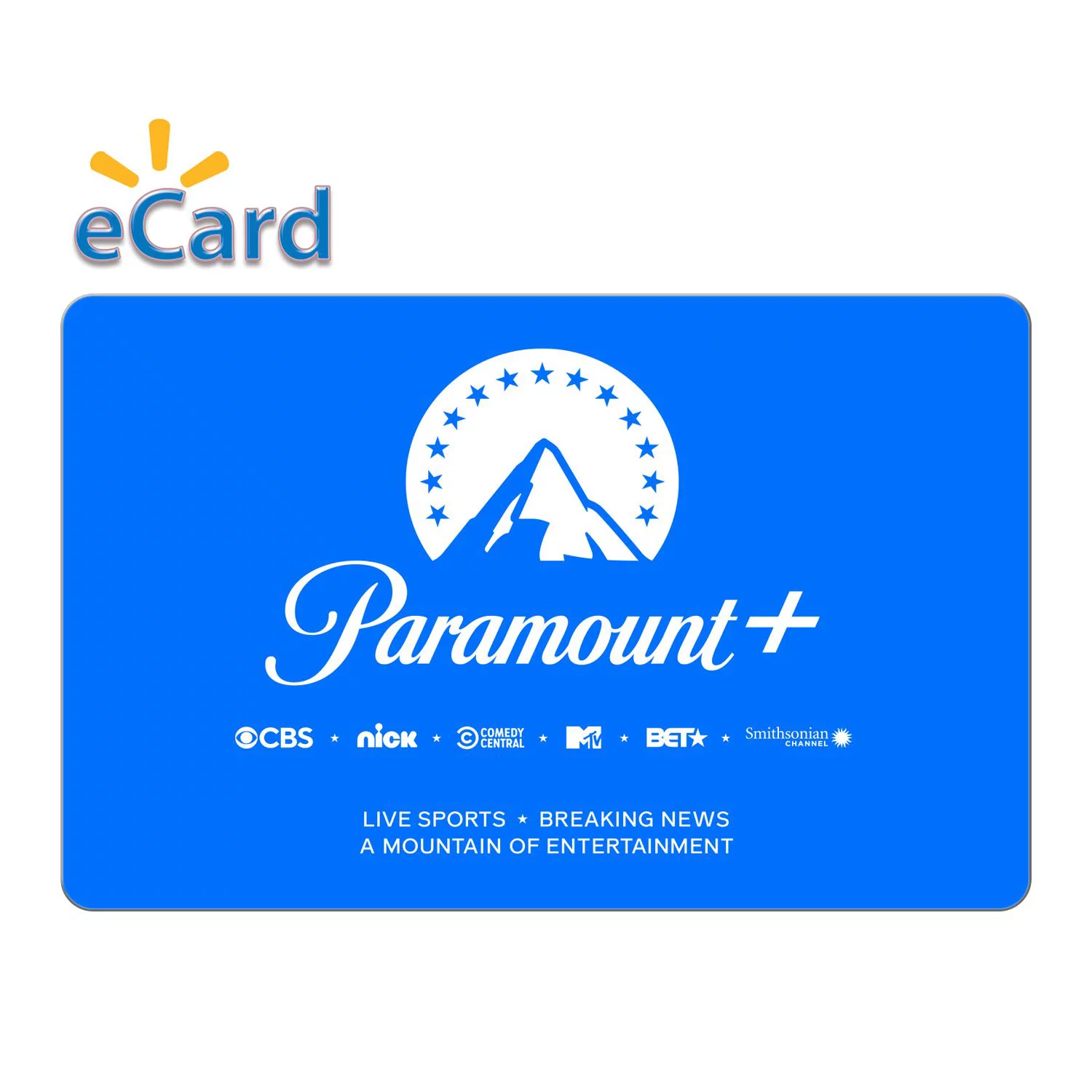 US Paramount+ E - Card